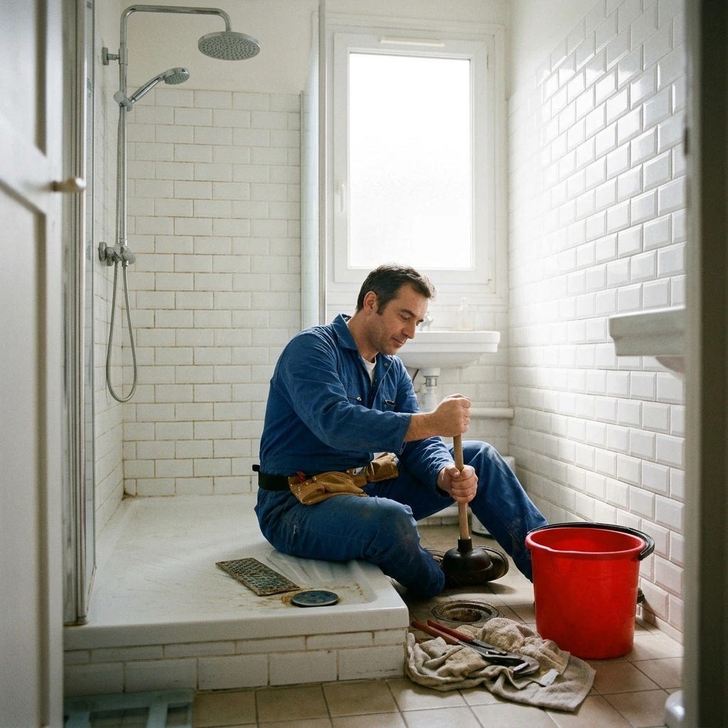 D&eacute;boucher Douche Bouch&eacute;e Facilement &middot; image &agrave; la une