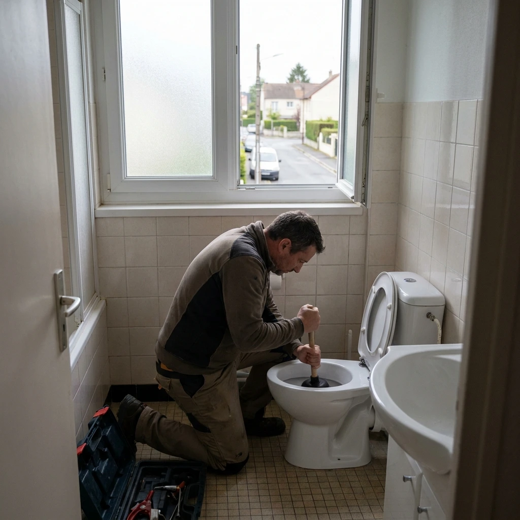 Toilettes Bouch&eacute;es Solution Rapide &middot; image &agrave; la une