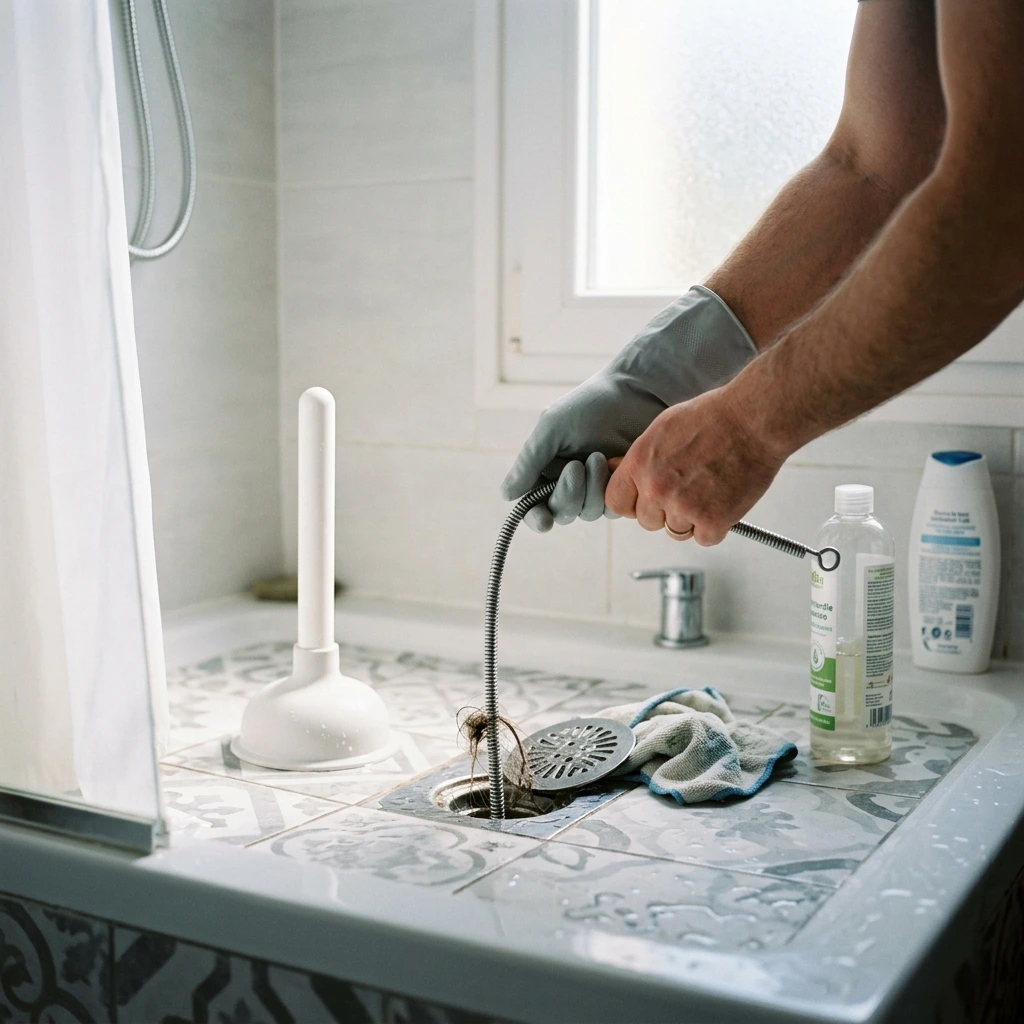 D&eacute;boucher Douche Bouch&eacute;e Facilement &middot; image &agrave; la une