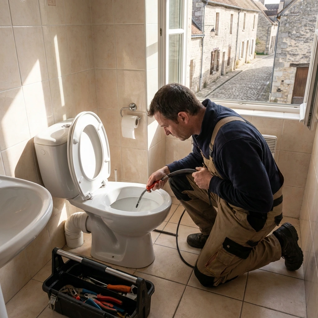 Toilettes Bouch&eacute;es Solution Rapide &middot; image &agrave; la une