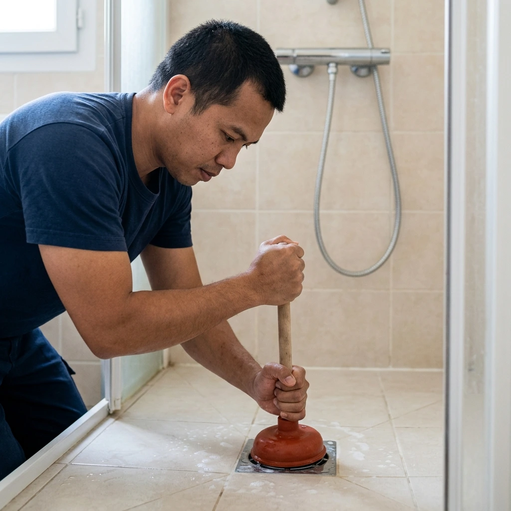 D&eacute;boucher Douche Bouch&eacute;e Facilement &middot; image &agrave; la une