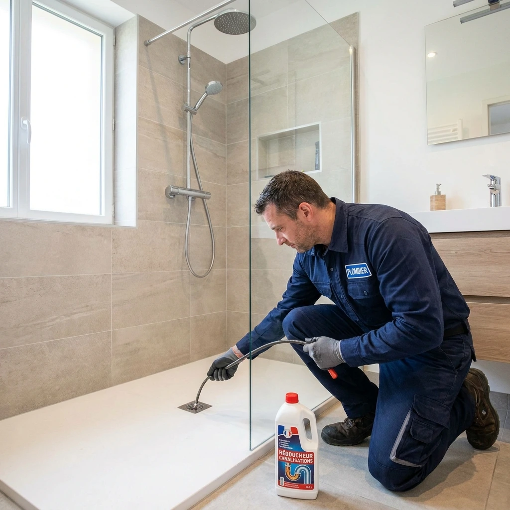 D&eacute;boucher Douche Bouch&eacute;e Facilement &middot; image &agrave; la une