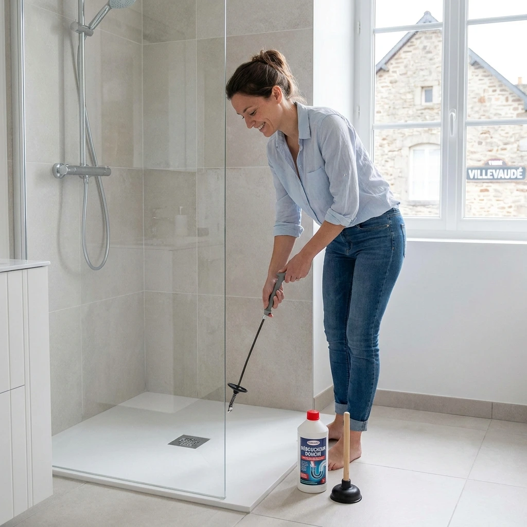 D&eacute;boucher Douche Bouch&eacute;e Facilement &middot; image &agrave; la une