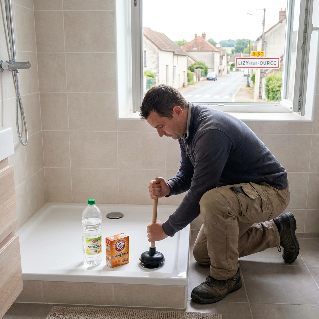 D&eacute;boucher Douche Bouch&eacute;e Facilement &middot; image &agrave; la une