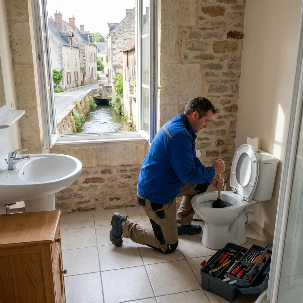 Toilettes Bouch&eacute;es Solution Rapide &middot; image &agrave; la une