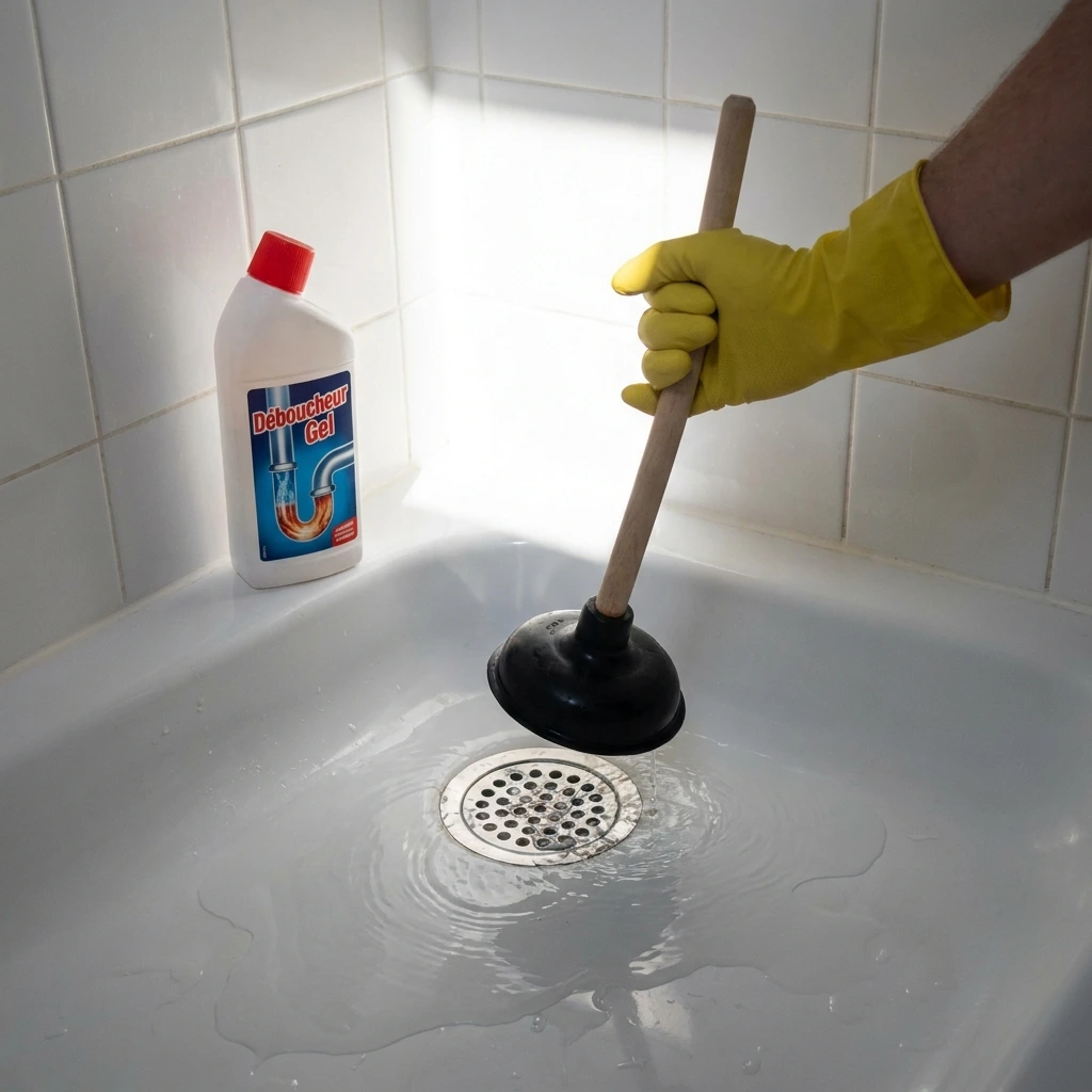 D&eacute;boucher Douche Bouch&eacute;e Facilement &middot; image &agrave; la une