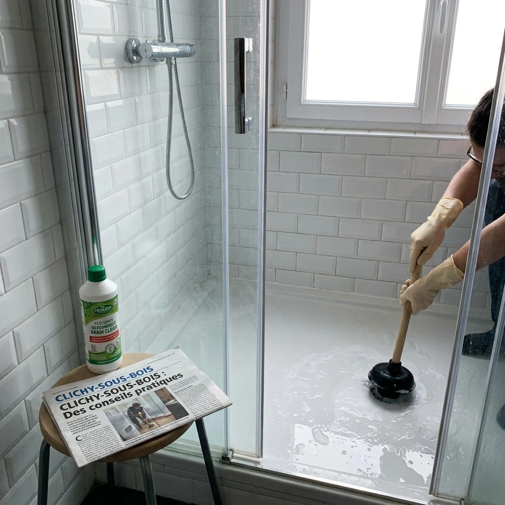 D&eacute;boucher Douche Bouch&eacute;e Facilement &middot; image &agrave; la une