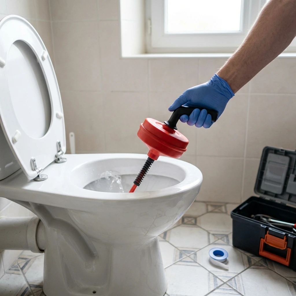 Toilettes Bouch&eacute;es Solution Rapide &middot; image &agrave; la une