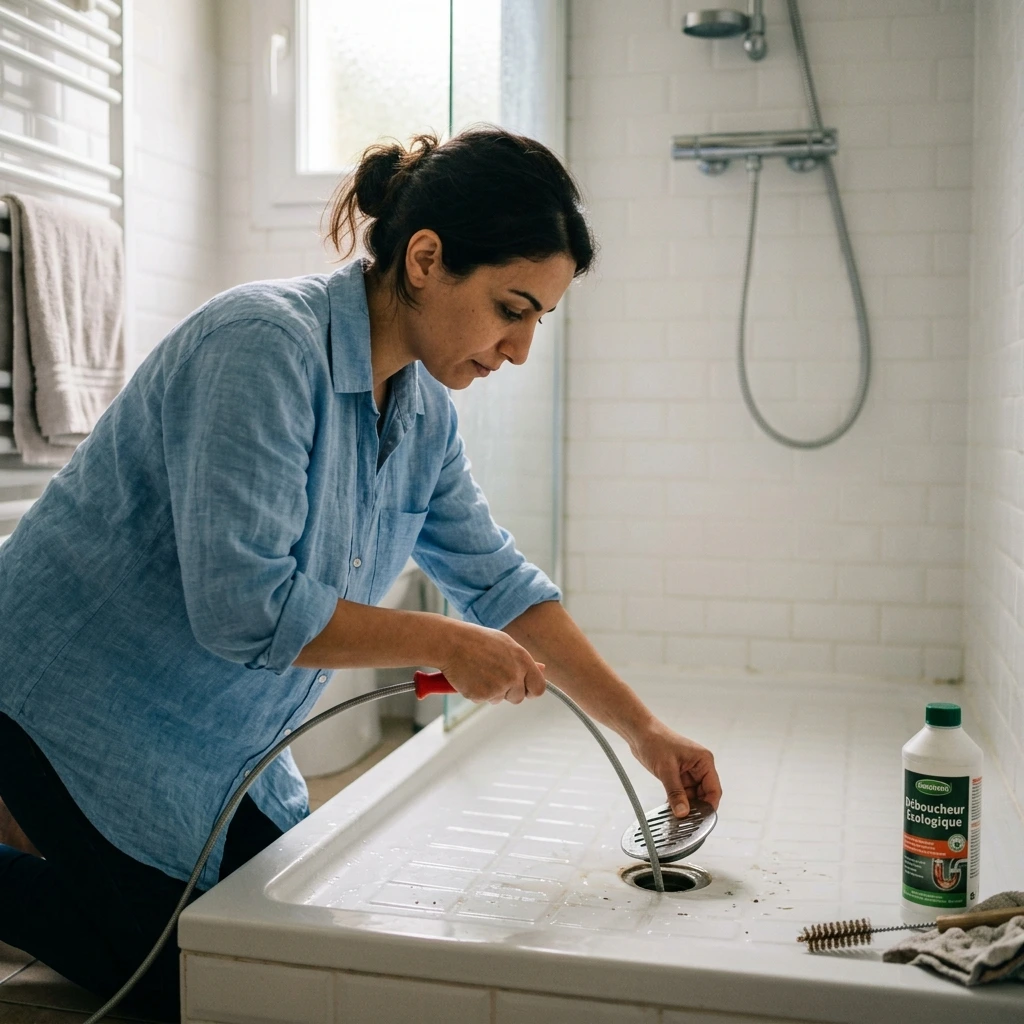 D&eacute;boucher Douche Bouch&eacute;e Facilement &middot; image &agrave; la une