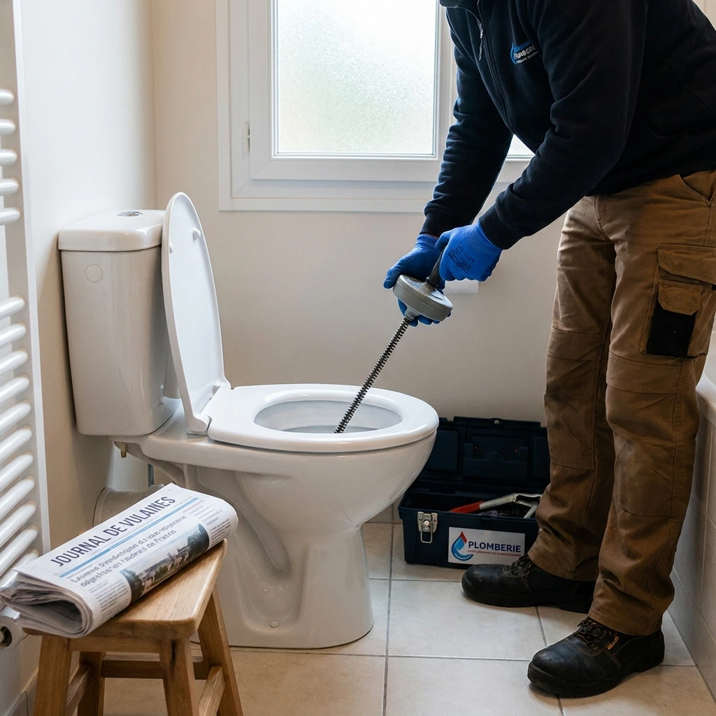 Toilettes Bouch&eacute;es Solution Rapide &middot; image &agrave; la une