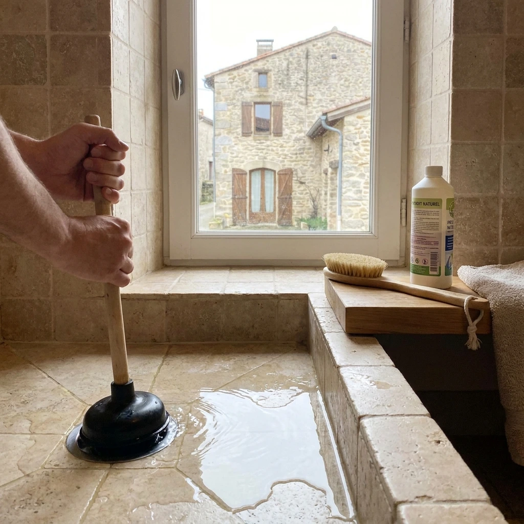 D&eacute;boucher Douche Bouch&eacute;e Facilement &middot; image &agrave; la une