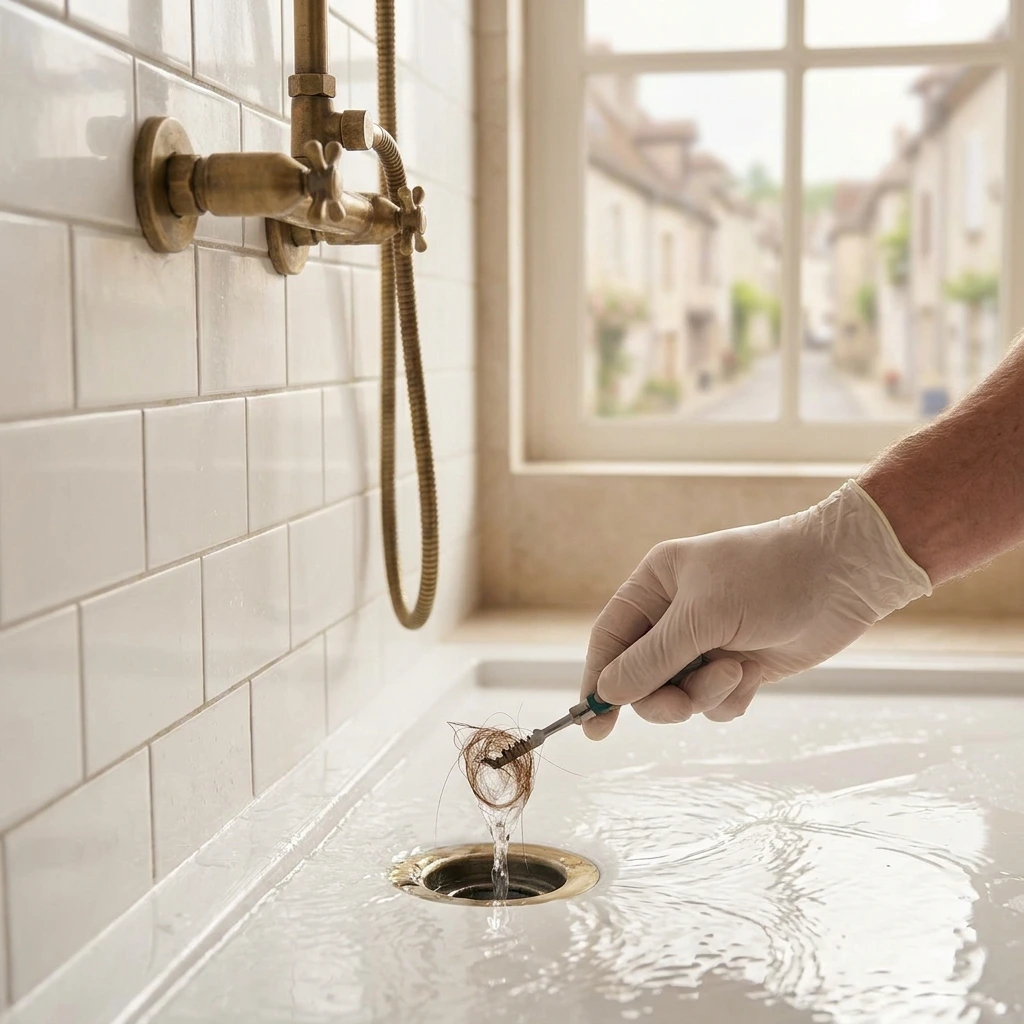 D&eacute;boucher Douche Bouch&eacute;e Facilement &middot; image &agrave; la une
