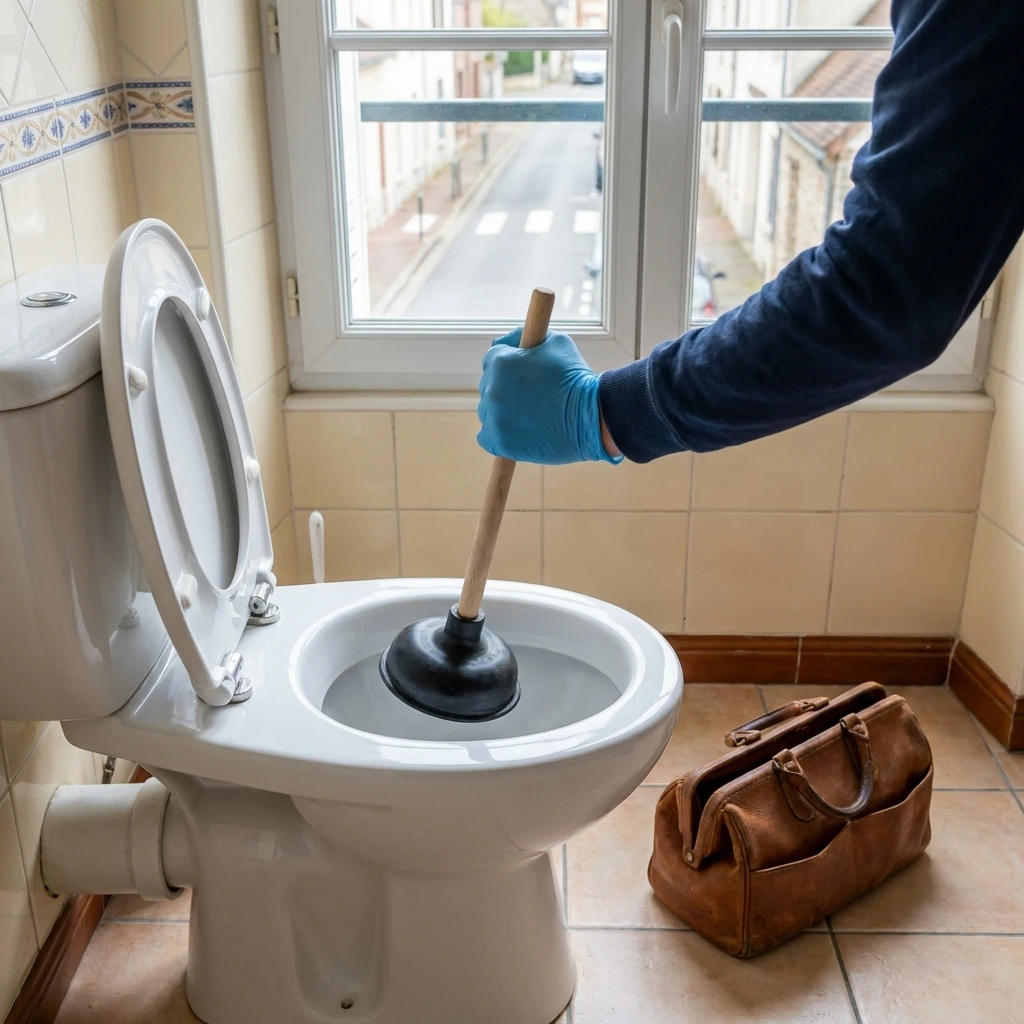 Toilettes Bouch&eacute;es Solution Rapide &middot; image &agrave; la une