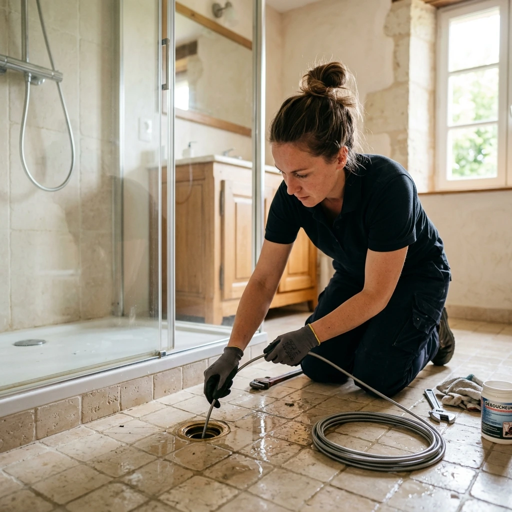 D&eacute;boucher Douche Bouch&eacute;e Facilement &middot; image &agrave; la une