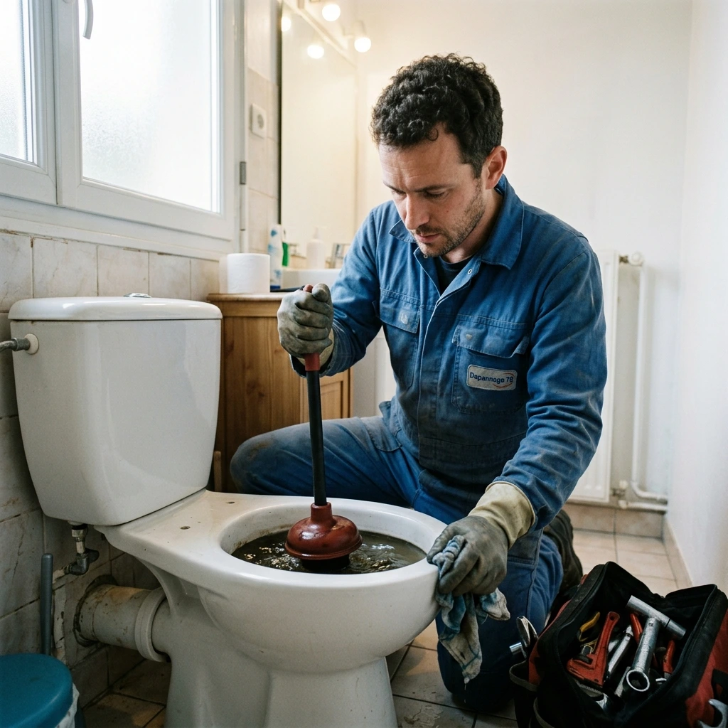 D&eacute;boucher WC Bouch&eacute; Rapidement &middot; image &agrave; la une