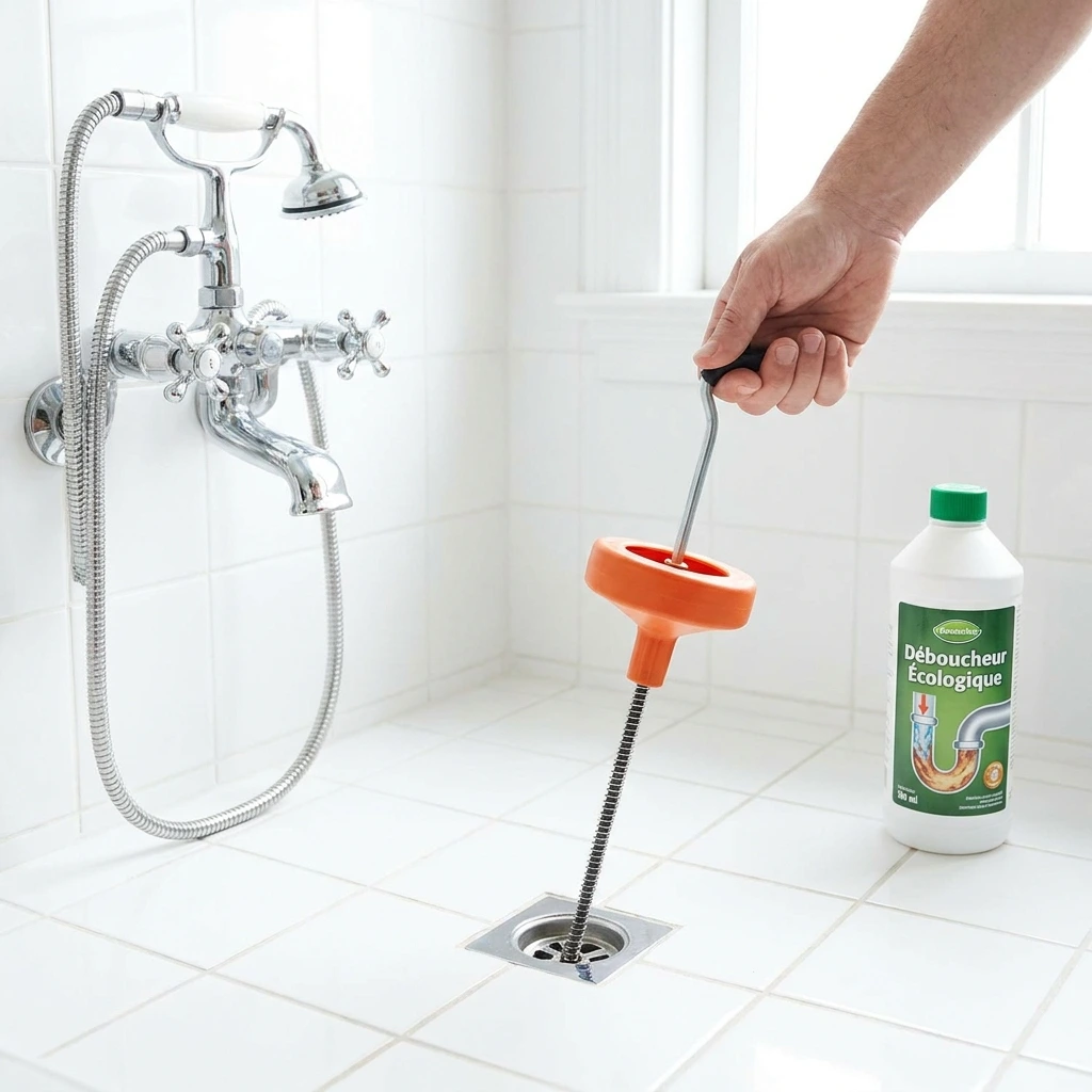 D&eacute;boucher Douche Bouch&eacute;e Facilement &middot; image &agrave; la une