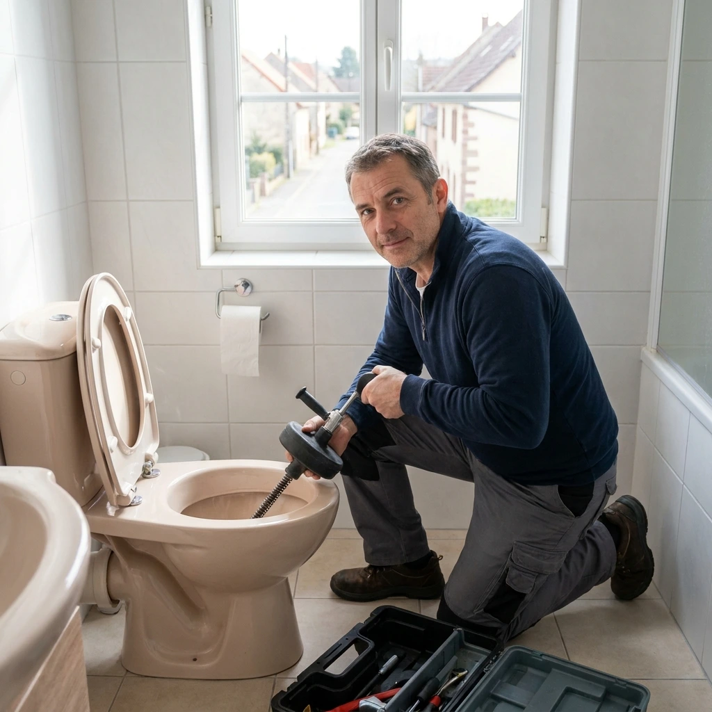 Toilettes Bouch&eacute;es Solution Rapide &middot; image &agrave; la une