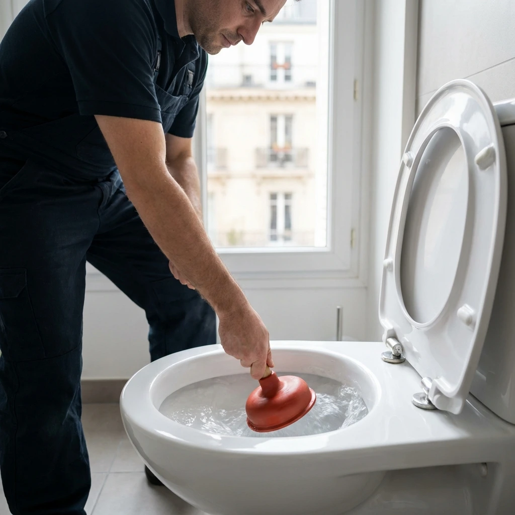 Toilettes Bouch&eacute;es Solution Rapide &middot; image &agrave; la une