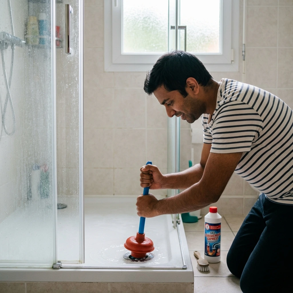 D&eacute;boucher Douche Bouch&eacute;e Facilement &middot; image &agrave; la une