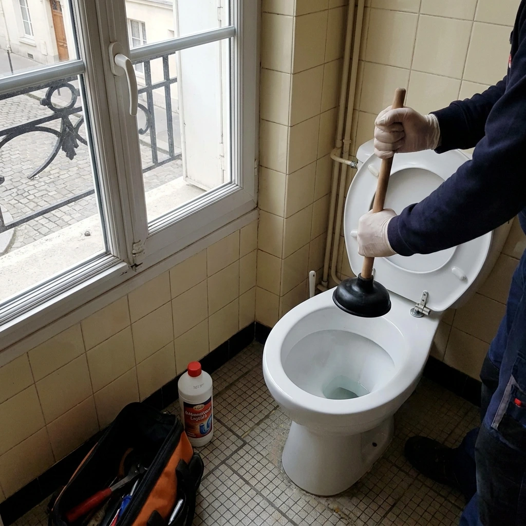 Toilettes Bouch&eacute;es Solution Rapide &middot; image &agrave; la une