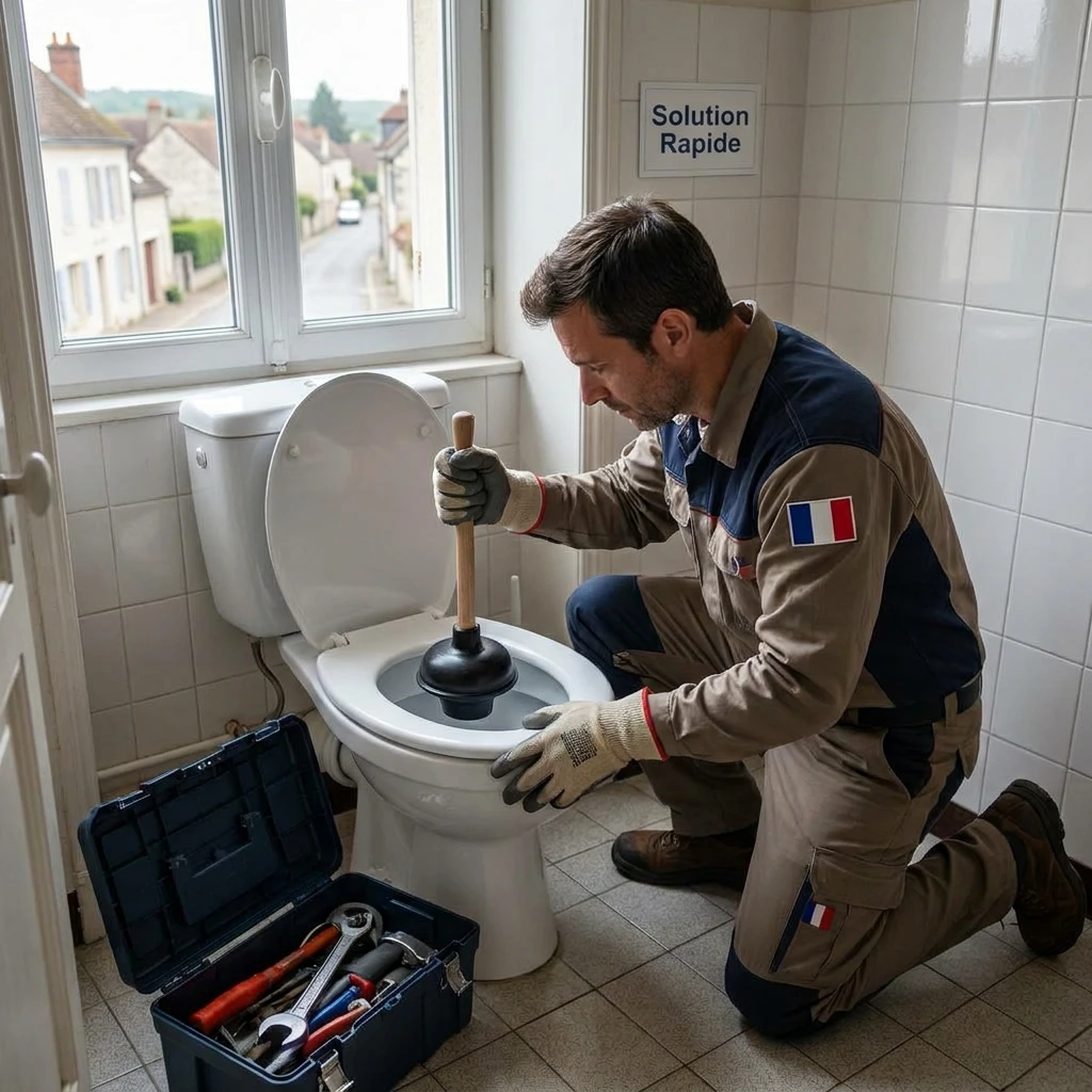 Toilettes Bouch&eacute;es Solution Rapide &middot; image &agrave; la une