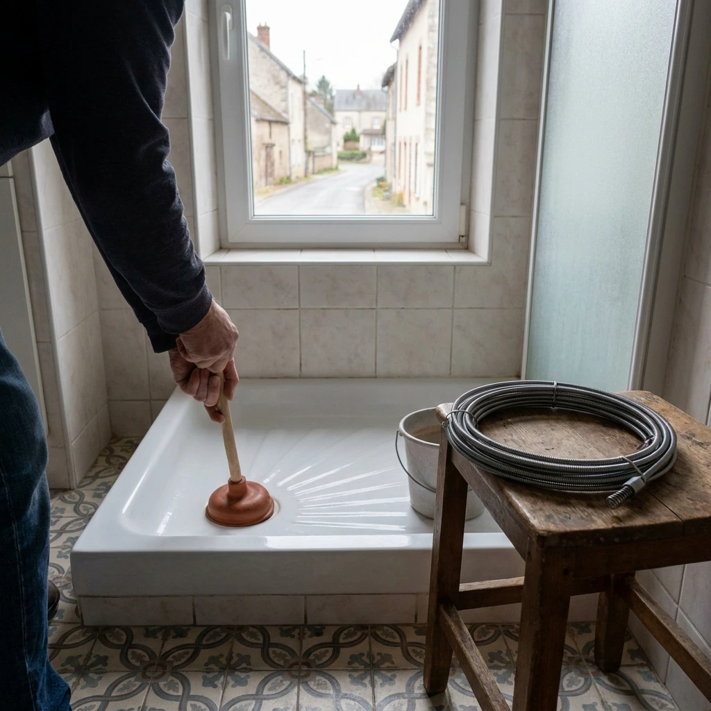 D&eacute;boucher Douche Bouch&eacute;e Facilement &middot; image &agrave; la une