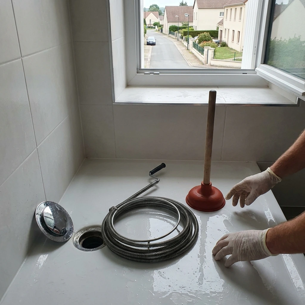 D&eacute;boucher Douche Bouch&eacute;e Facilement &middot; image &agrave; la une