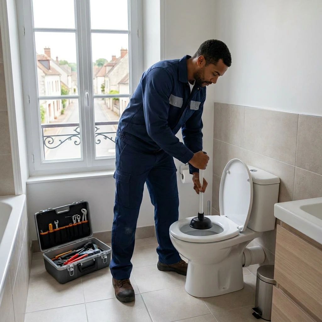Toilettes Bouch&eacute;es Solution Rapide &middot; image &agrave; la une