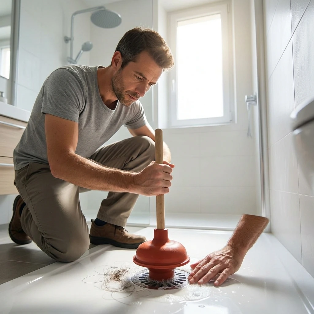 D&eacute;boucher Douche Bouch&eacute;e Facilement &middot; image &agrave; la une