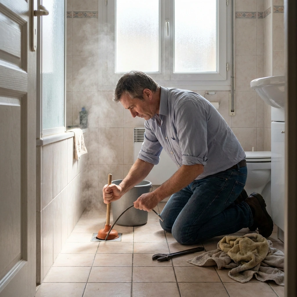 D&eacute;boucher Douche Bouch&eacute;e Facilement &middot; image &agrave; la une