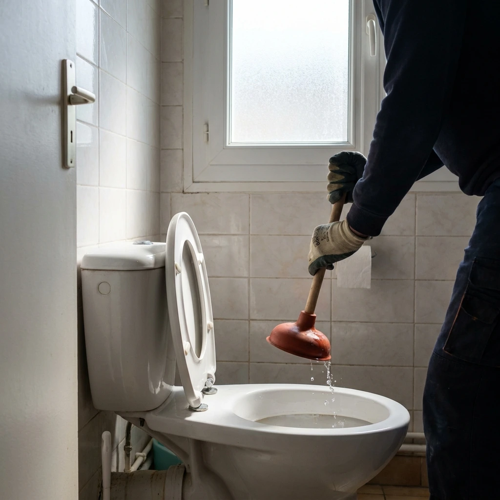 Toilettes Bouch&eacute;es Solution Rapide &middot; image &agrave; la une