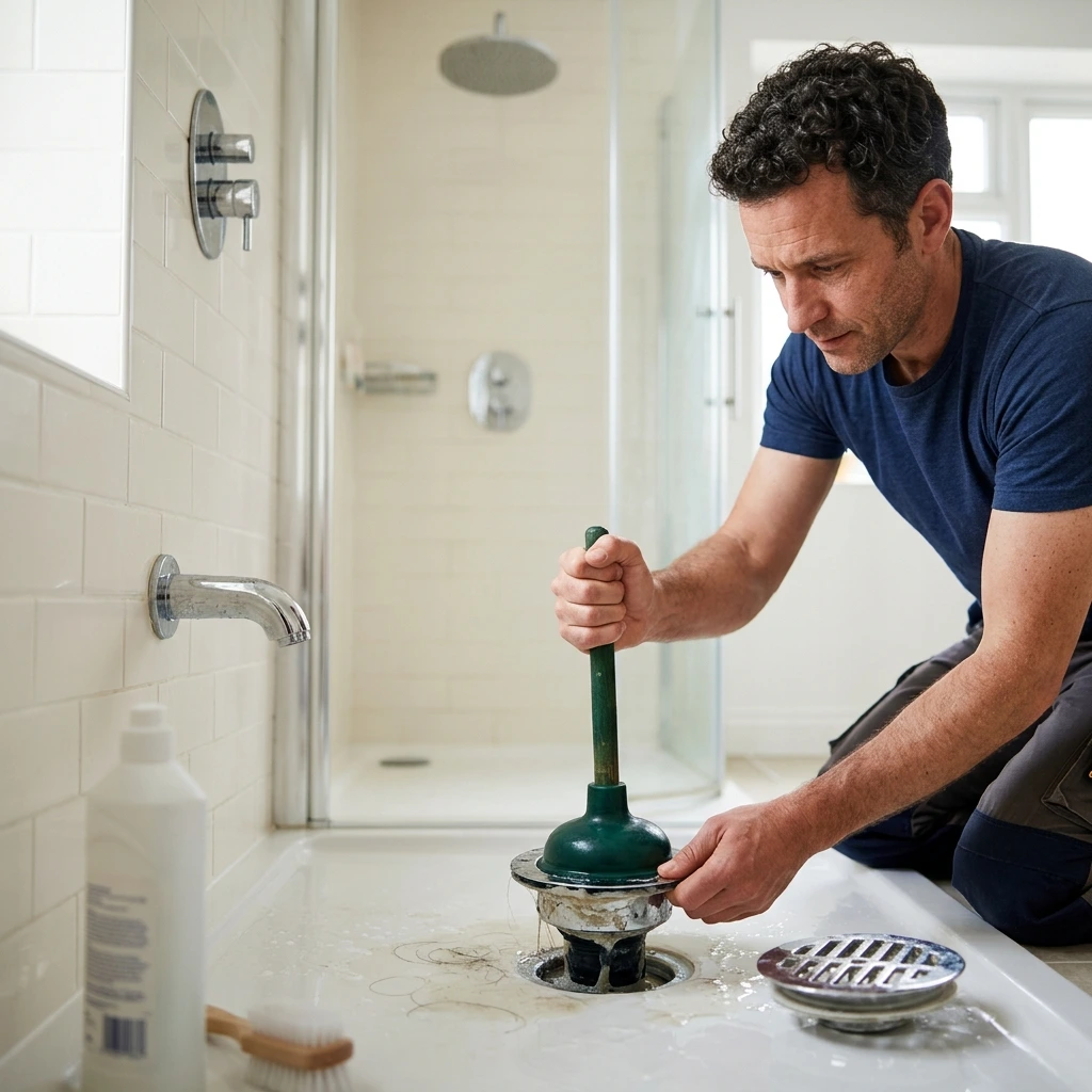 D&eacute;boucher Douche Bouch&eacute;e Facilement &middot; image &agrave; la une