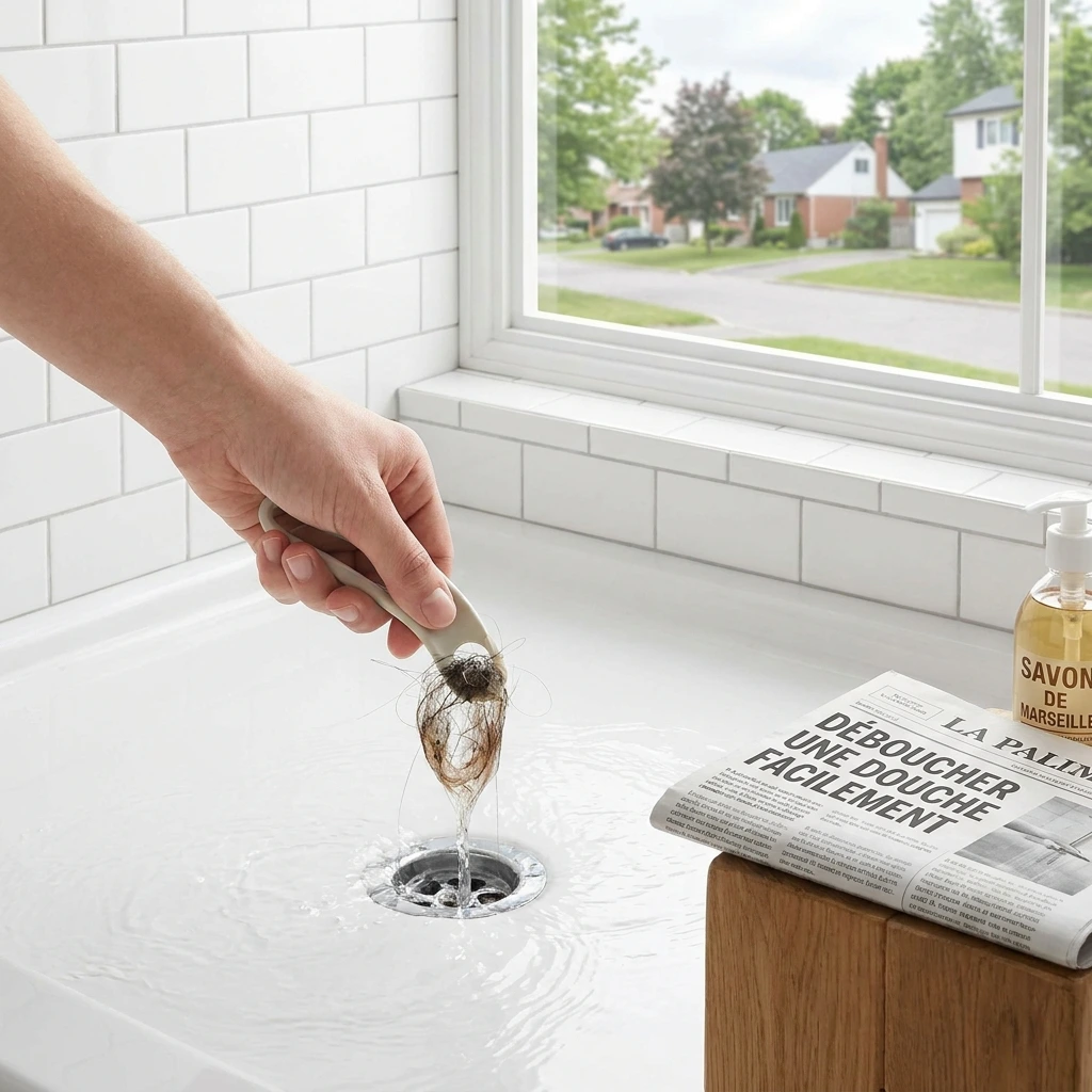 D&eacute;boucher Douche Bouch&eacute;e Facilement &middot; image &agrave; la une