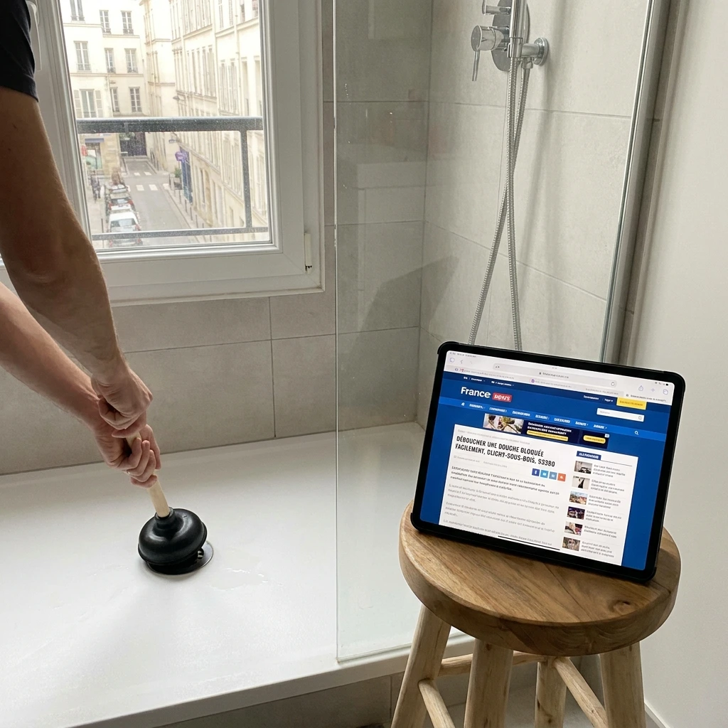 D&eacute;boucher Douche Bouch&eacute;e Facilement &middot; image &agrave; la une