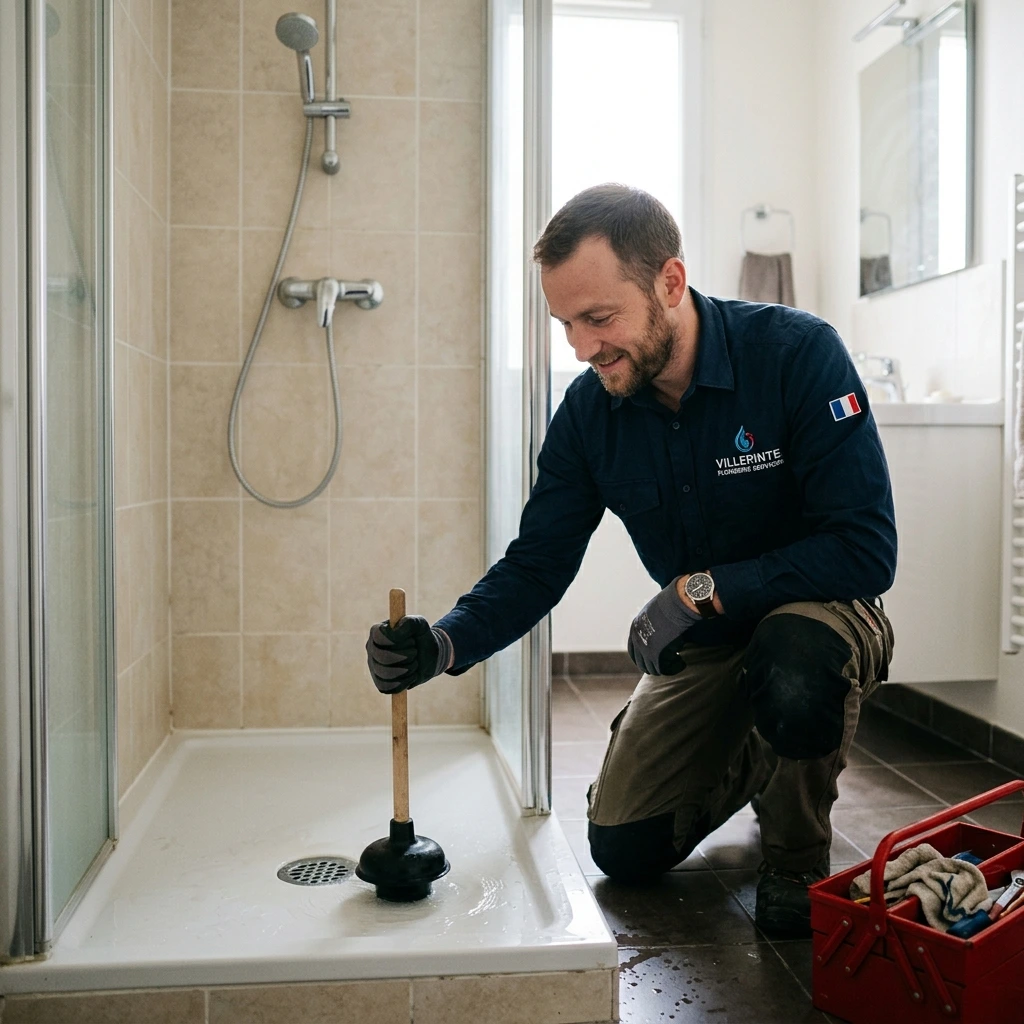 D&eacute;boucher Douche Bouch&eacute;e Facilement &middot; image &agrave; la une