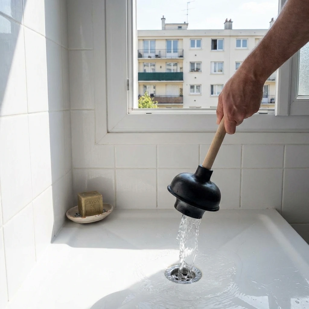 D&eacute;boucher Douche Bouch&eacute;e Facilement &middot; image &agrave; la une