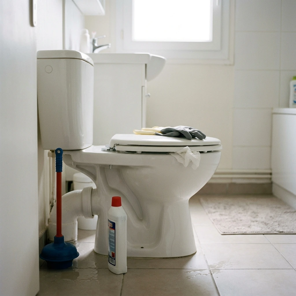 Toilettes Bouch&eacute;es Solution Rapide &middot; image &agrave; la une