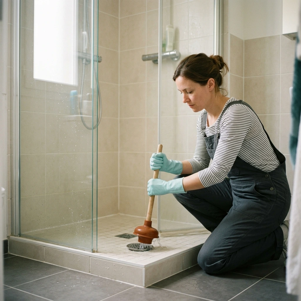 D&eacute;boucher Douche Bouch&eacute;e Facilement &middot; image &agrave; la une