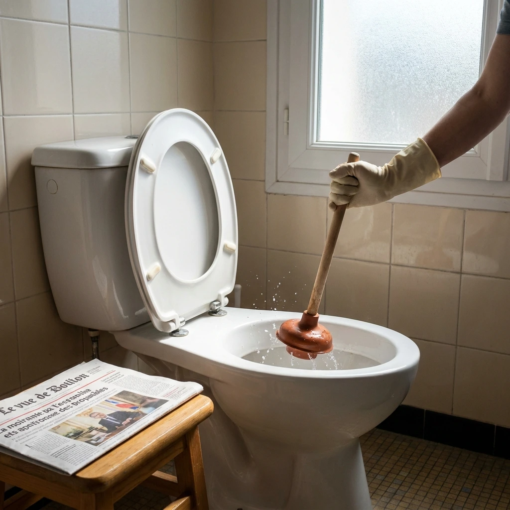 Toilettes Bouch&eacute;es Solution Rapide &middot; image &agrave; la une